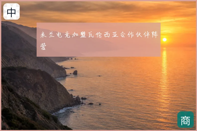 米兰电竞加盟瓦伦西亚合作伙伴阵营